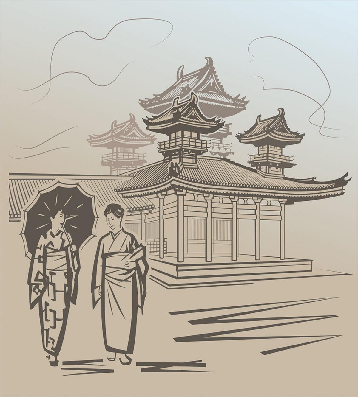 Women Walking — Pattern