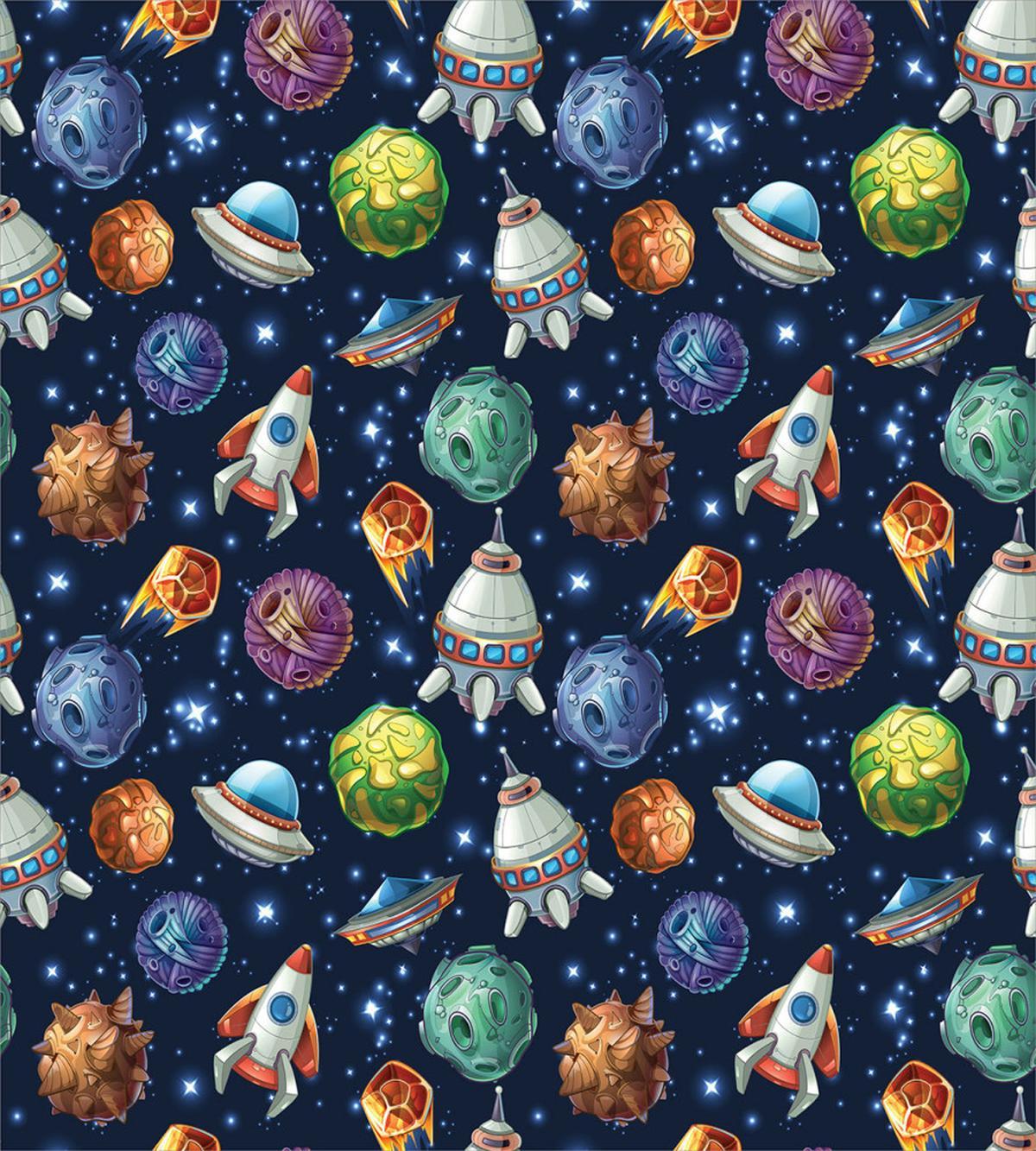 Futuristic Science Ufo — Pattern