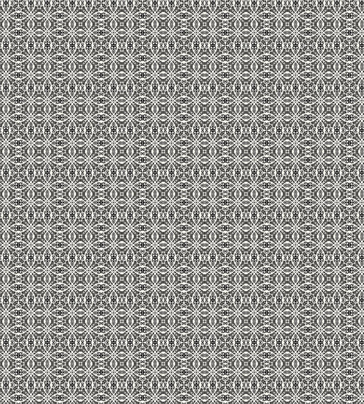 Monochrome Abstract Floral — Pattern