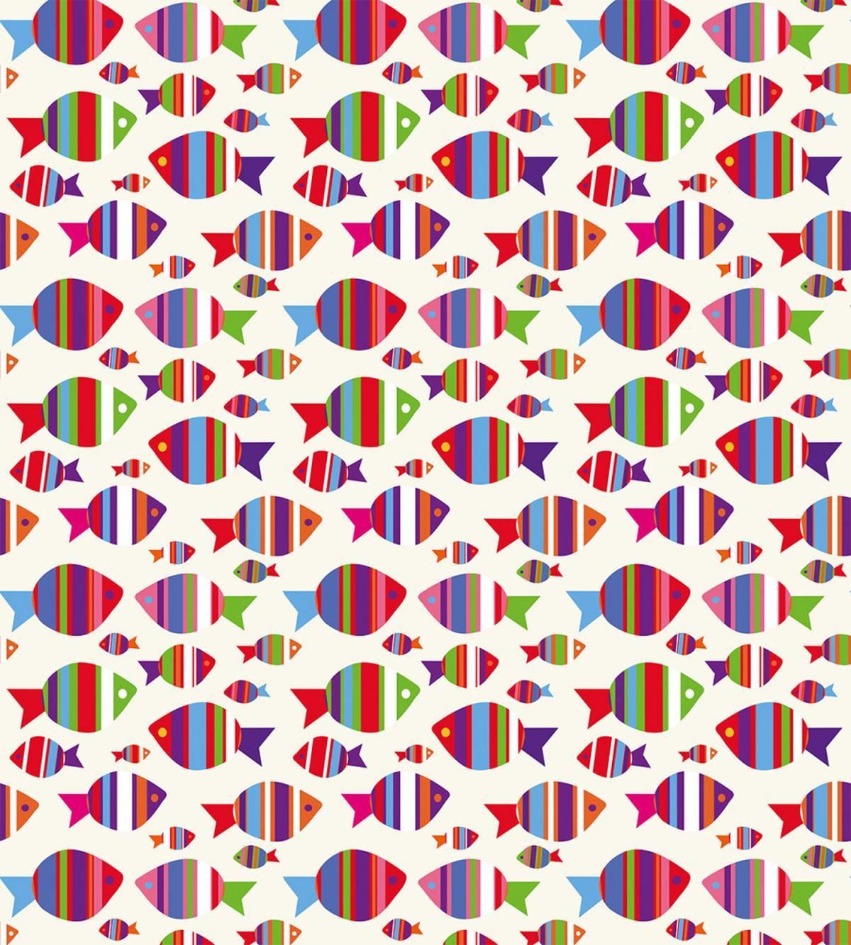 Vibrant Striped Fishes — Pattern