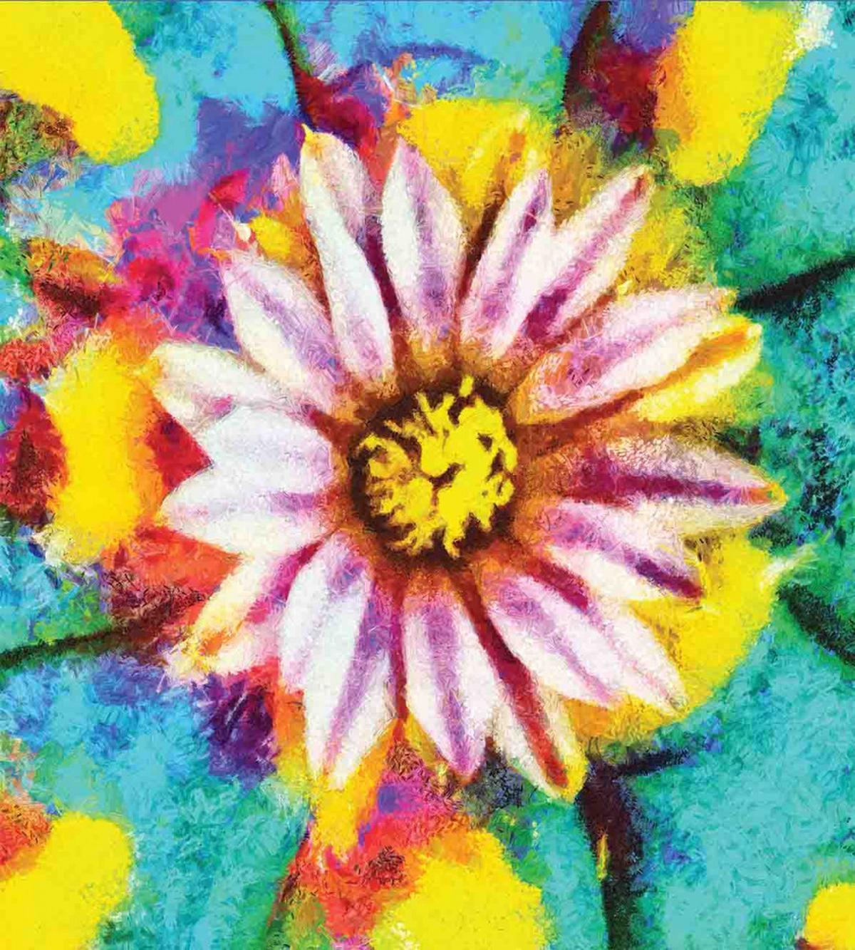 Petal Floral Print Art — Pattern