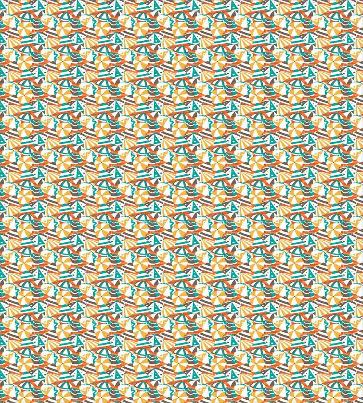 Summer Crowded Beach — Pattern