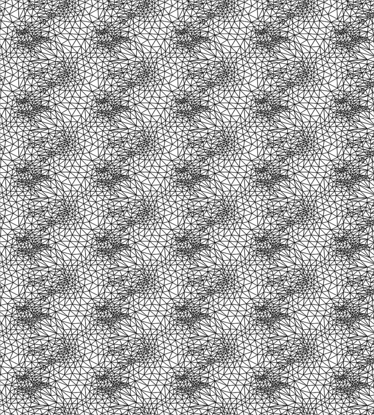 Polygonal Design Stripes — Pattern