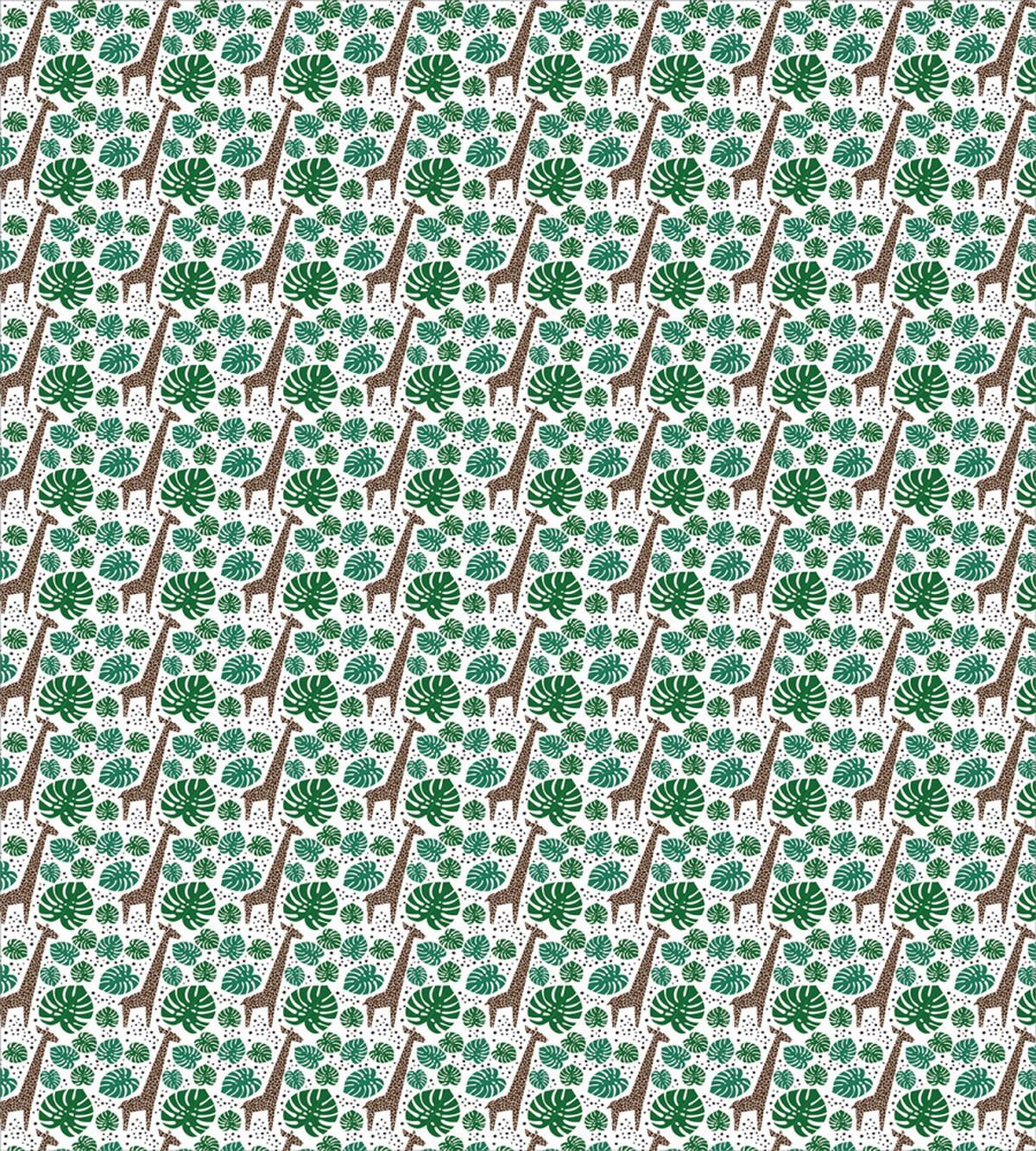 Spotty Animals Leaves — Pattern