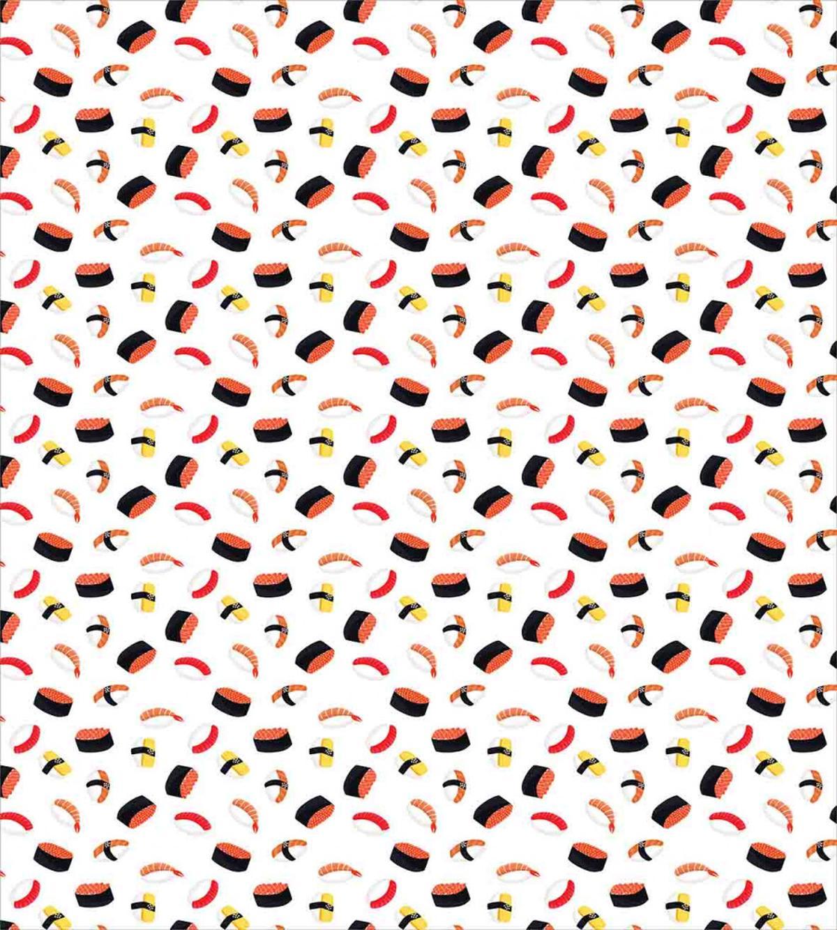 Tasty Rolls and Nigiri Food — Pattern