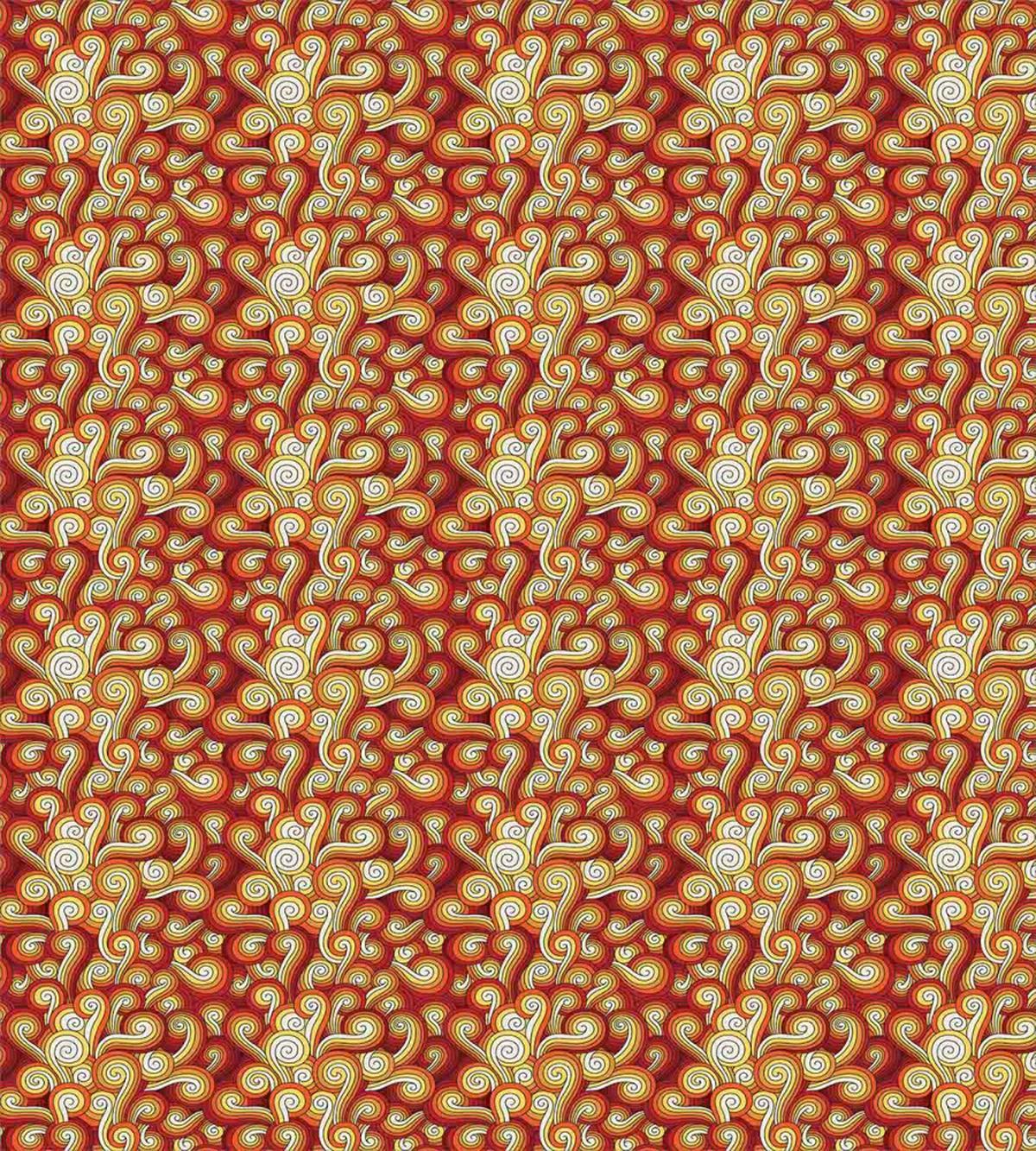Funky Retro Waves Colorful — Pattern