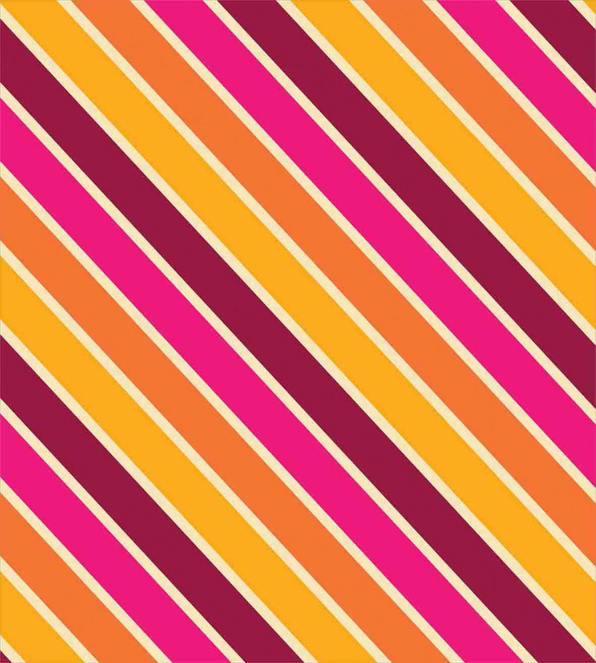 Angled Retro Style Lines — Pattern