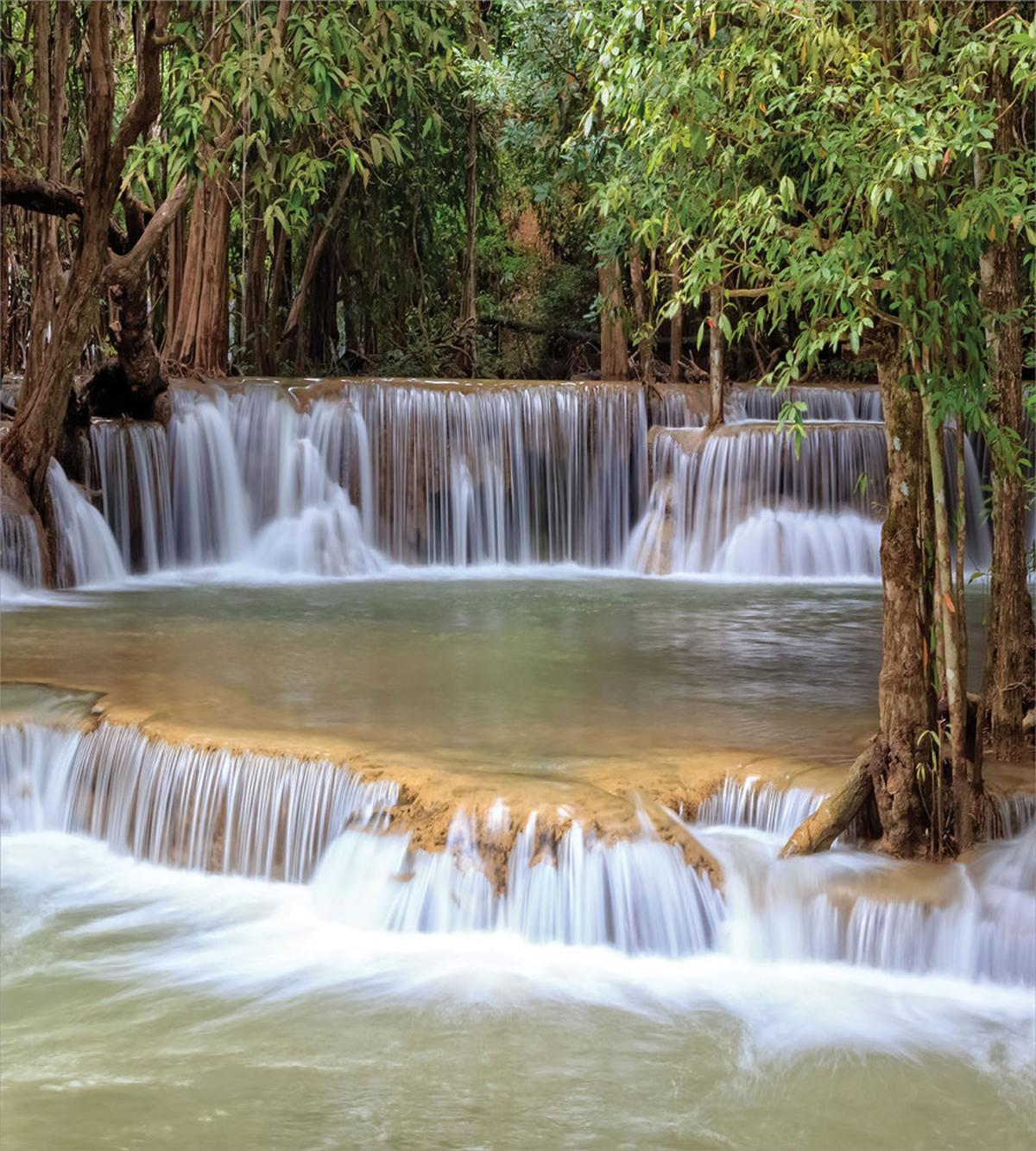 Waterfall Kanchanaburi — Pattern