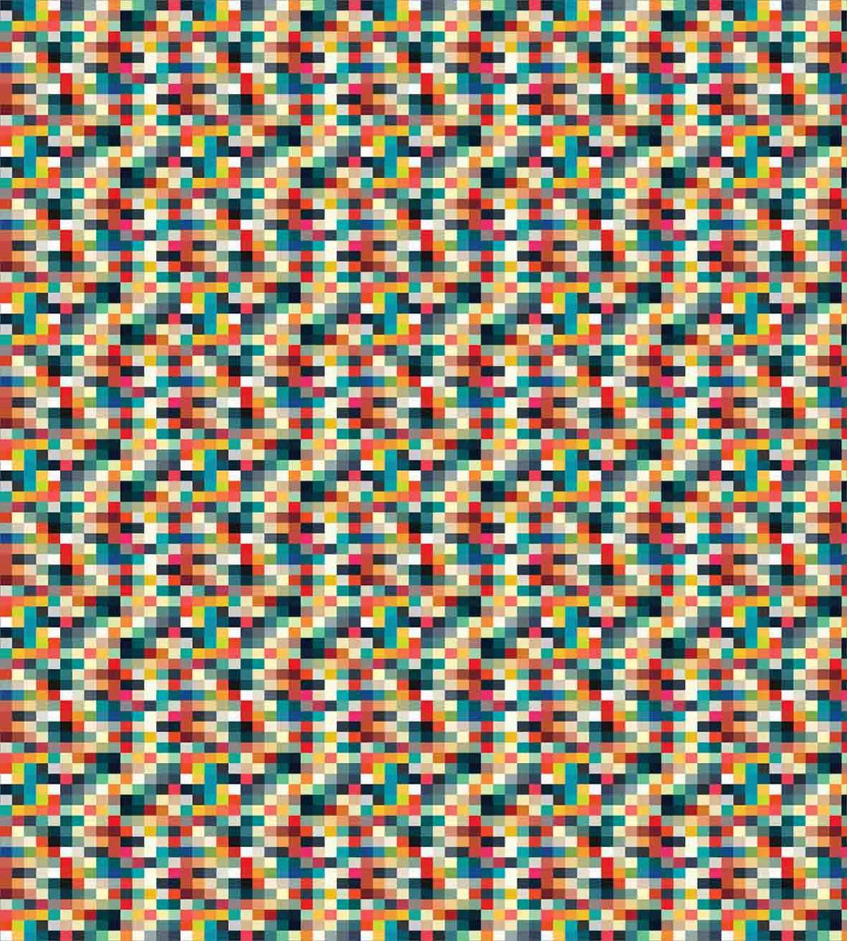 Colorful Squares Grid — Pattern