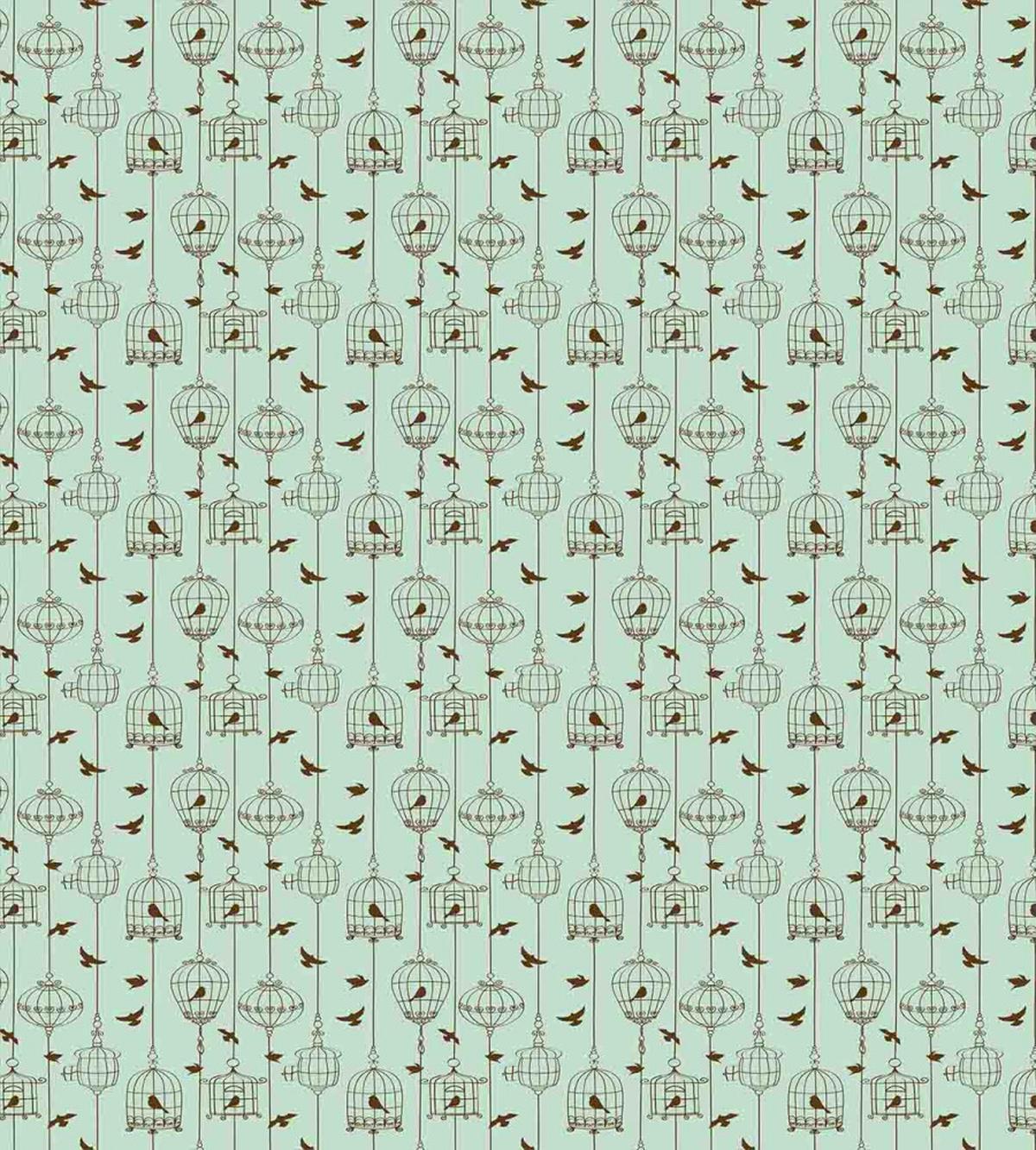 Birds and Cages Artwork — Pattern