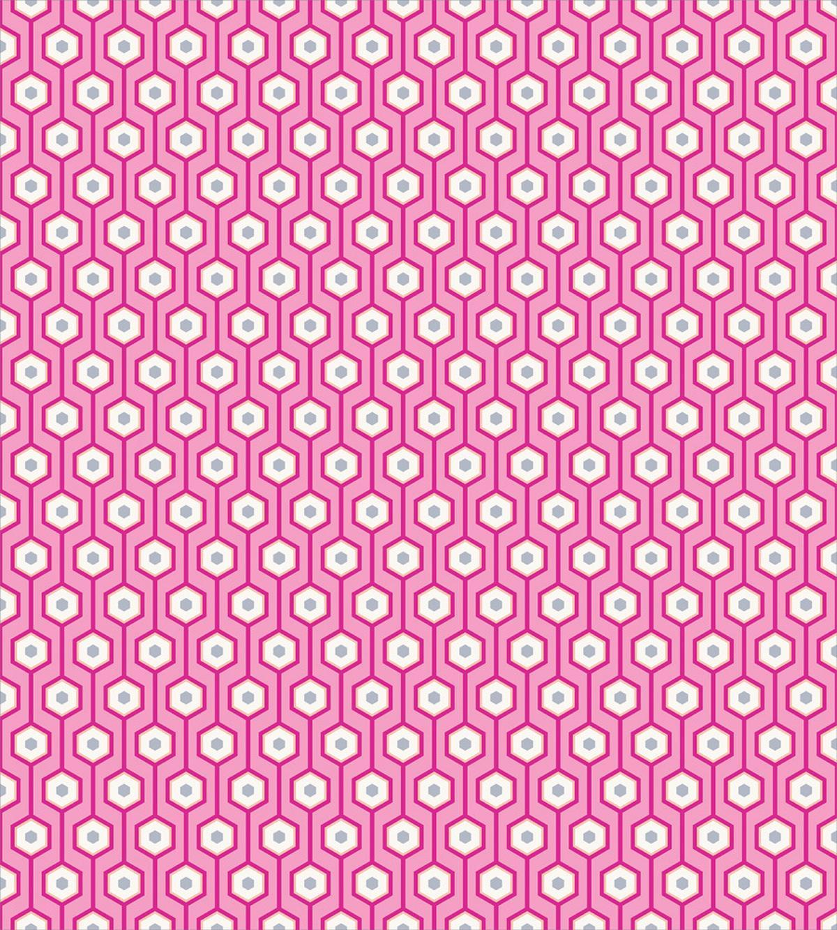 Vertical Hexagons Dots — Pattern