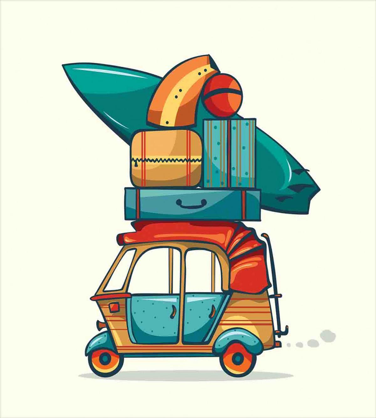 Rickshaw Luggage — Pattern