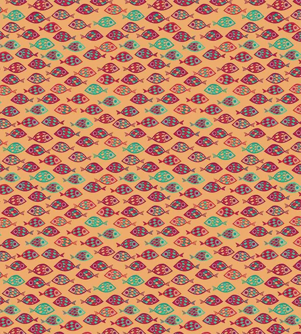 Abstract Sea Animals Kids — Pattern