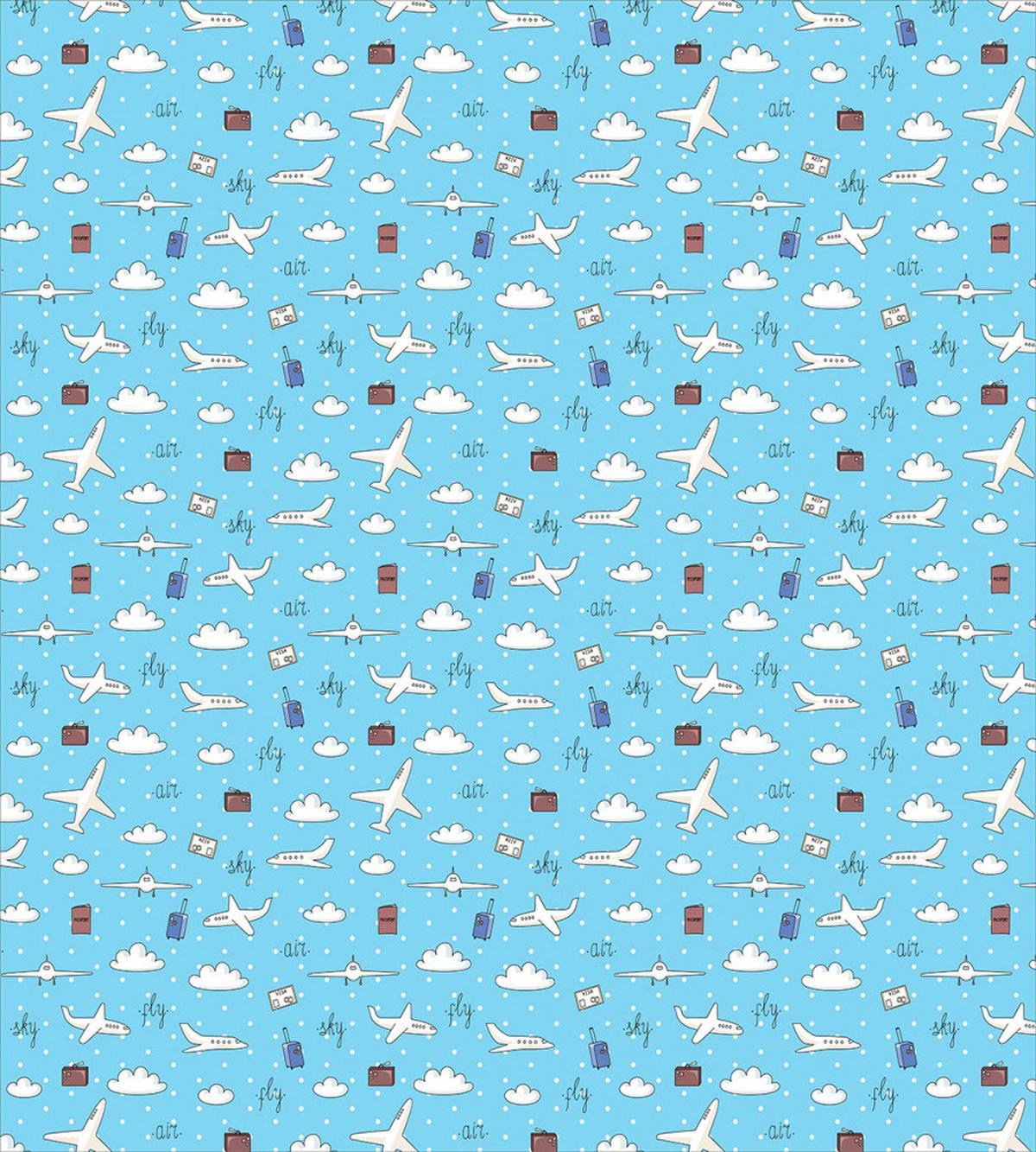 Planes and Luggage on Sky — Pattern