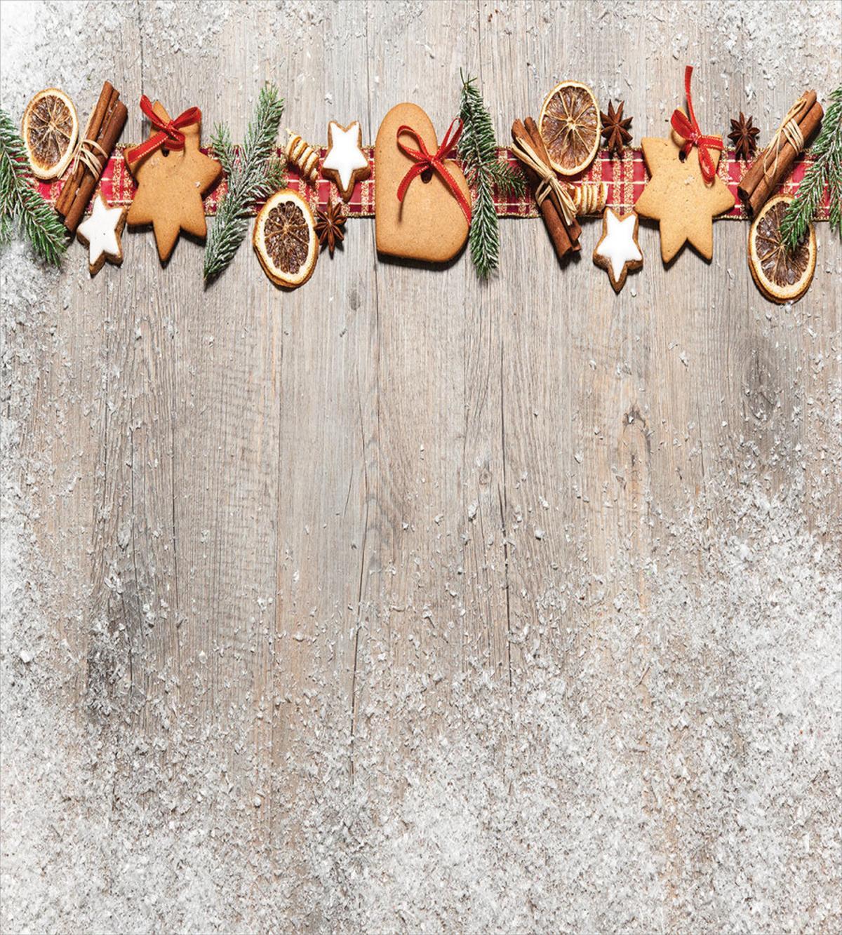 Christmas Themed on Wood — Pattern