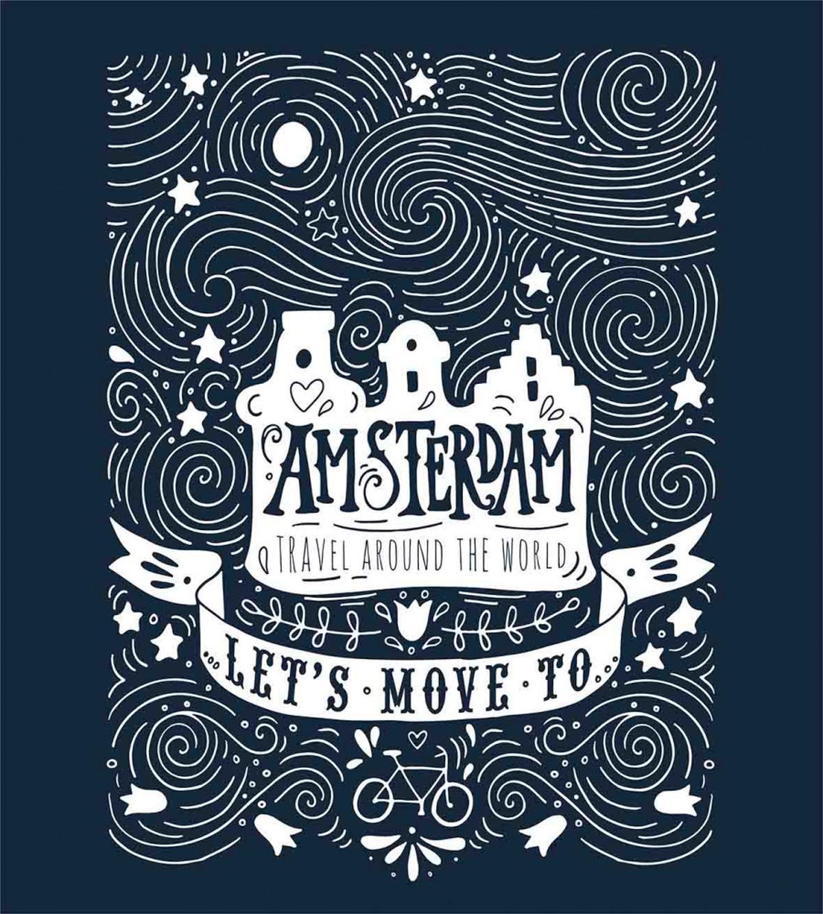 Travel Words with Stars — Pattern