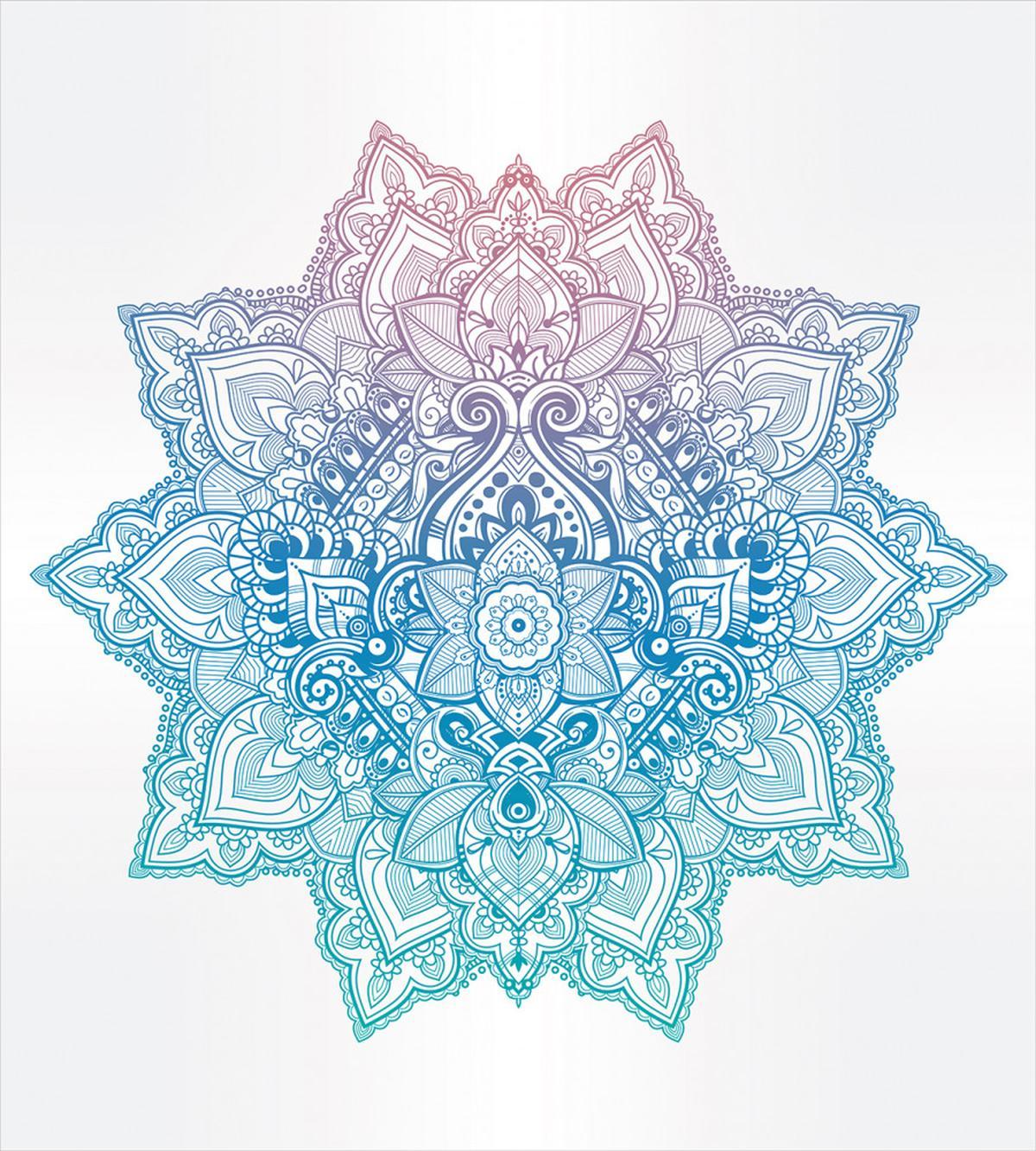Paisley Motif Bohem Art — Pattern