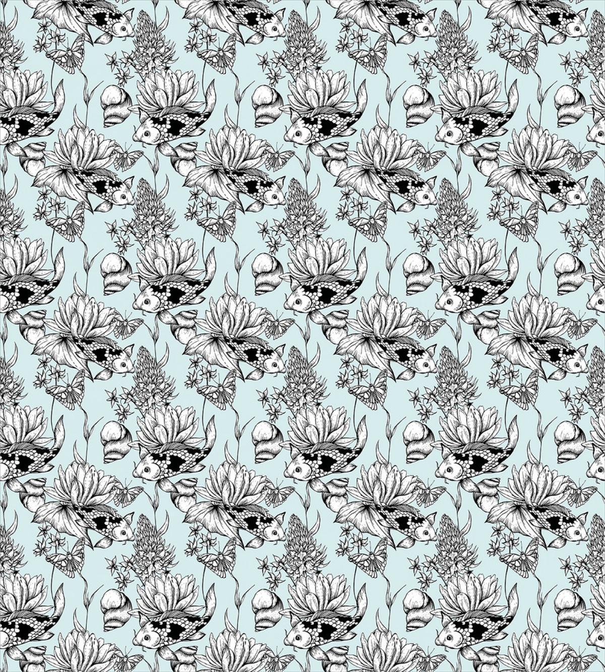 Pond Water Flowers — Pattern