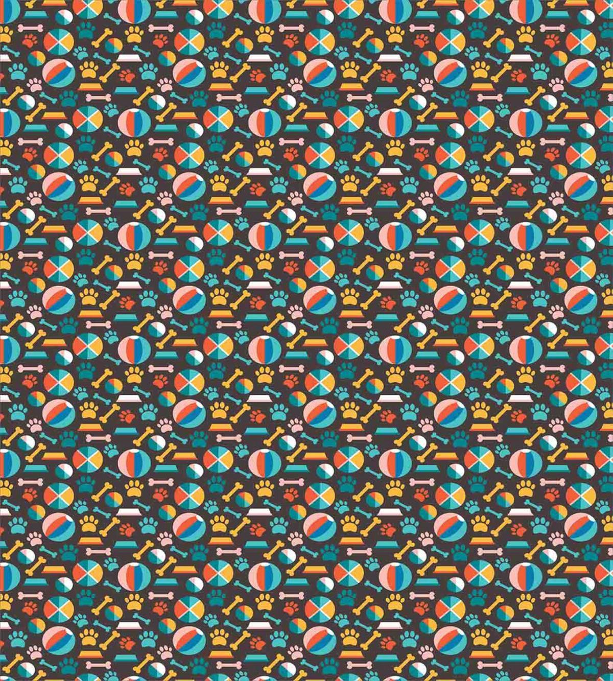 Puppy Food Traces and Toys — Pattern