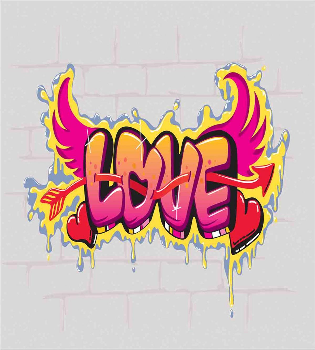 Love Words on Brick — Pattern