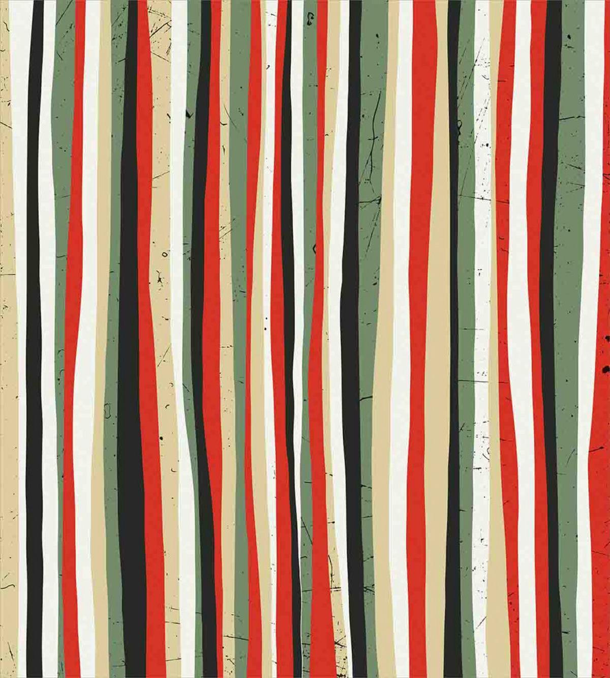 Curvilinear Bars Grunge — Pattern