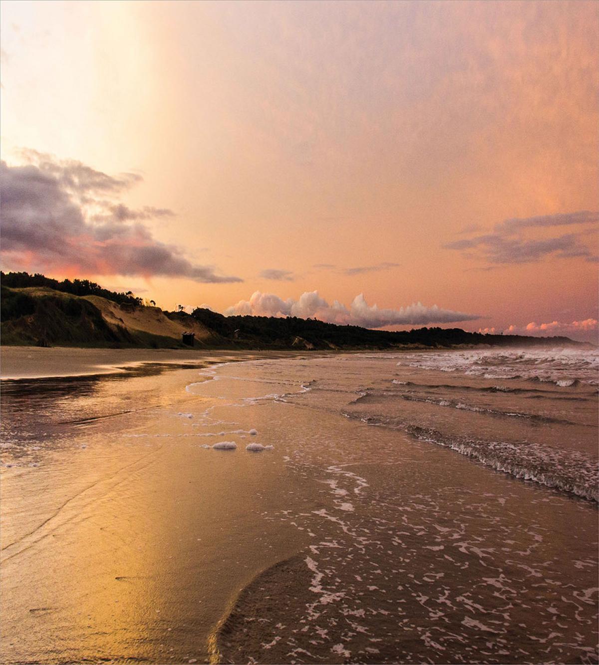 Sunset at Beach — Pattern