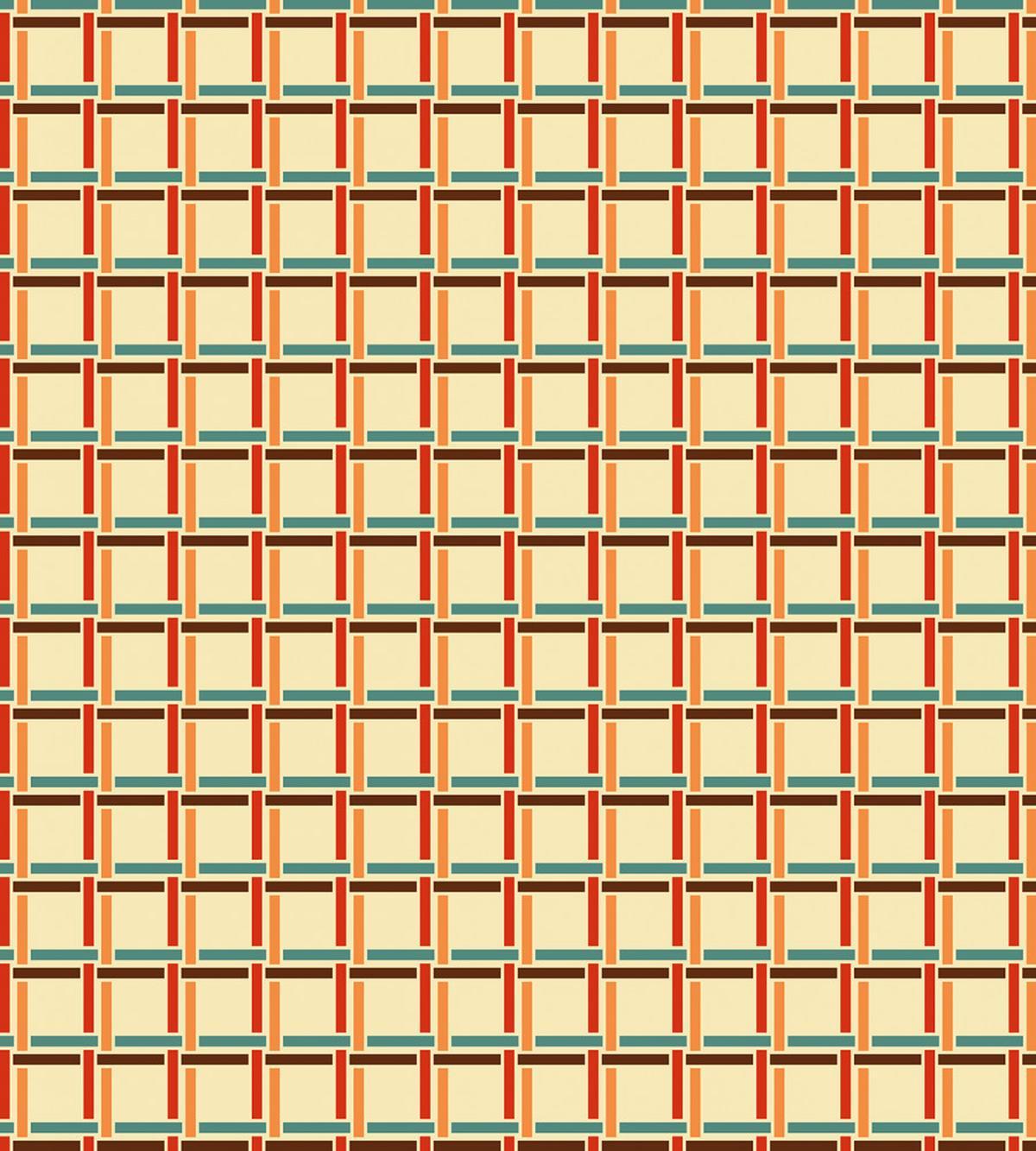 Colorful Linked Lines — Pattern