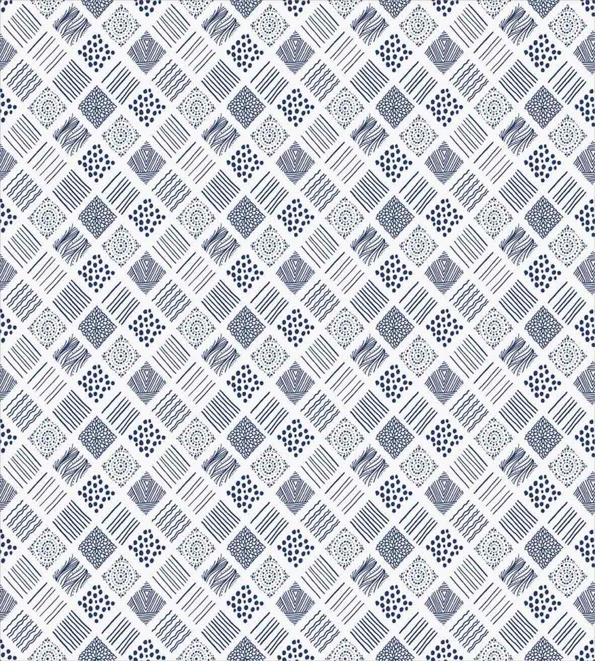 Square Shaped Lines Dots — Pattern