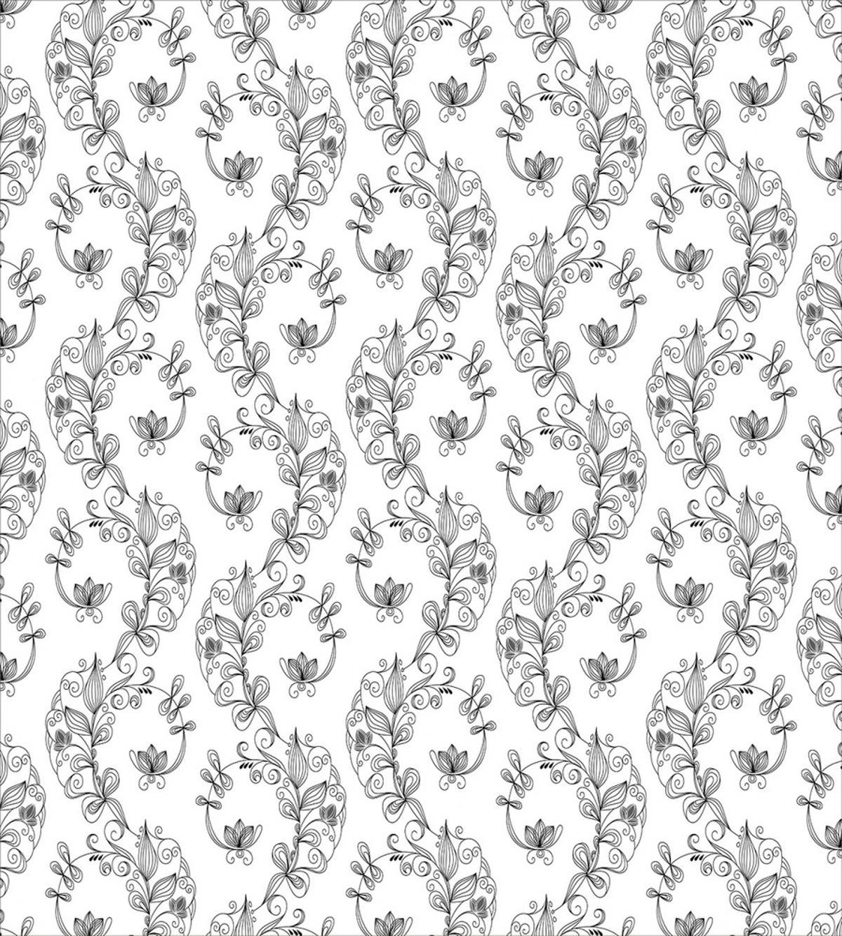 Scroll Lilies — Pattern