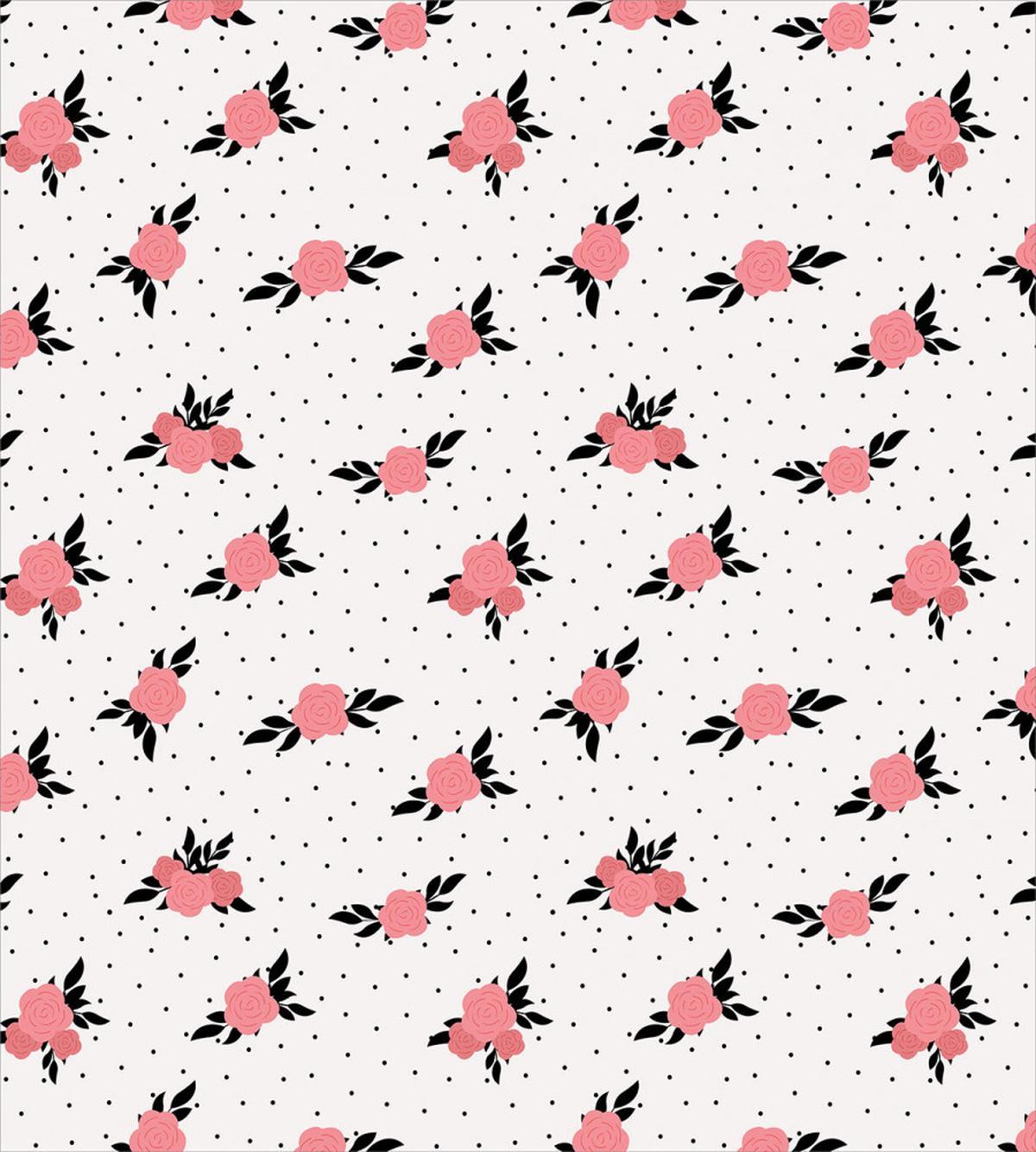 Vintage Roses and Leaves — Pattern