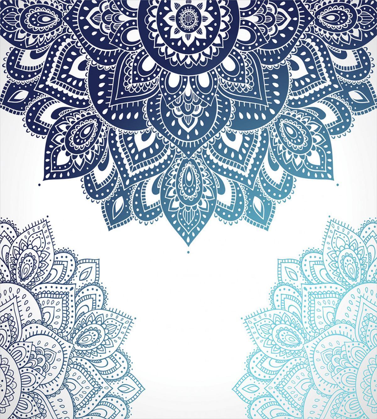 Vibrant Colored Mandala — Pattern
