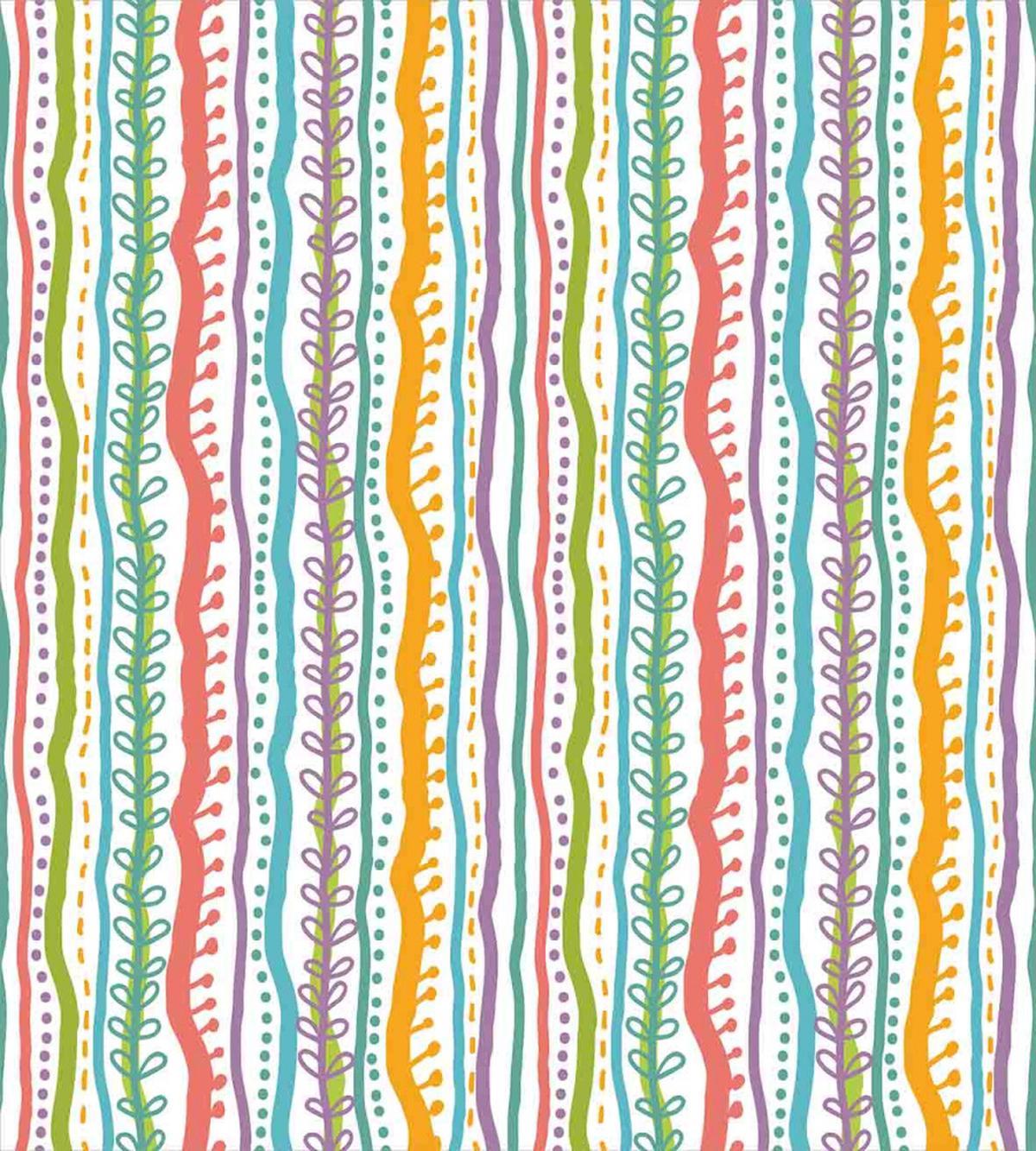 Vertical Swirl Lines — Pattern