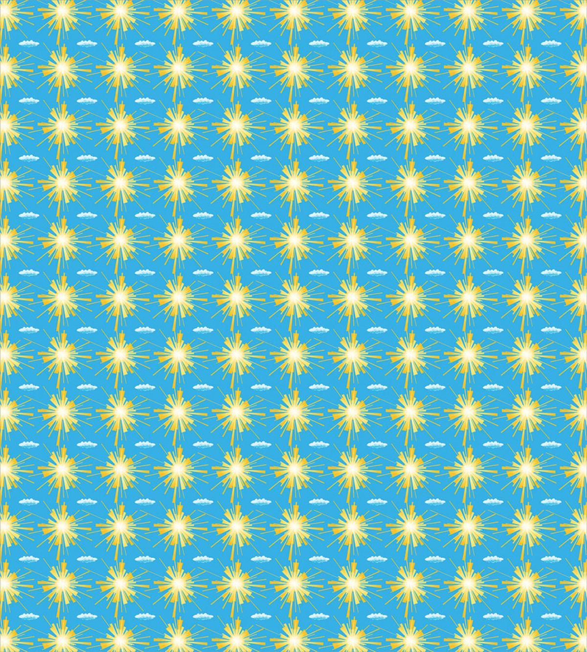 Sunny Day and Clouds Pattern — Pattern