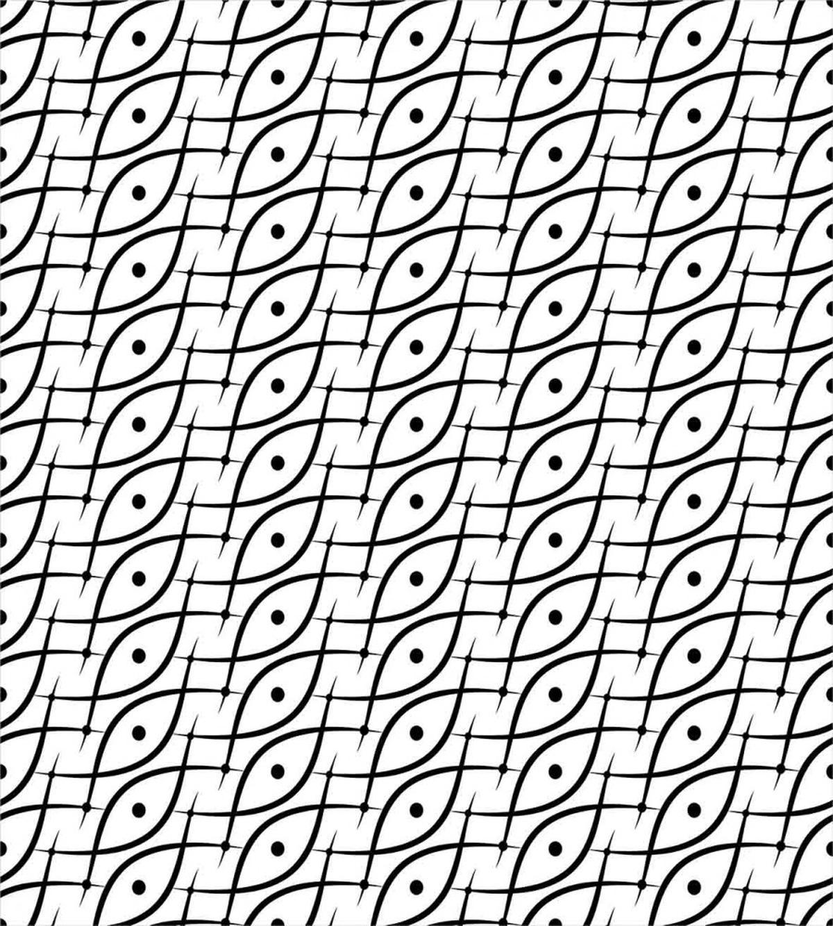 Trippy Leaf Spots — Pattern