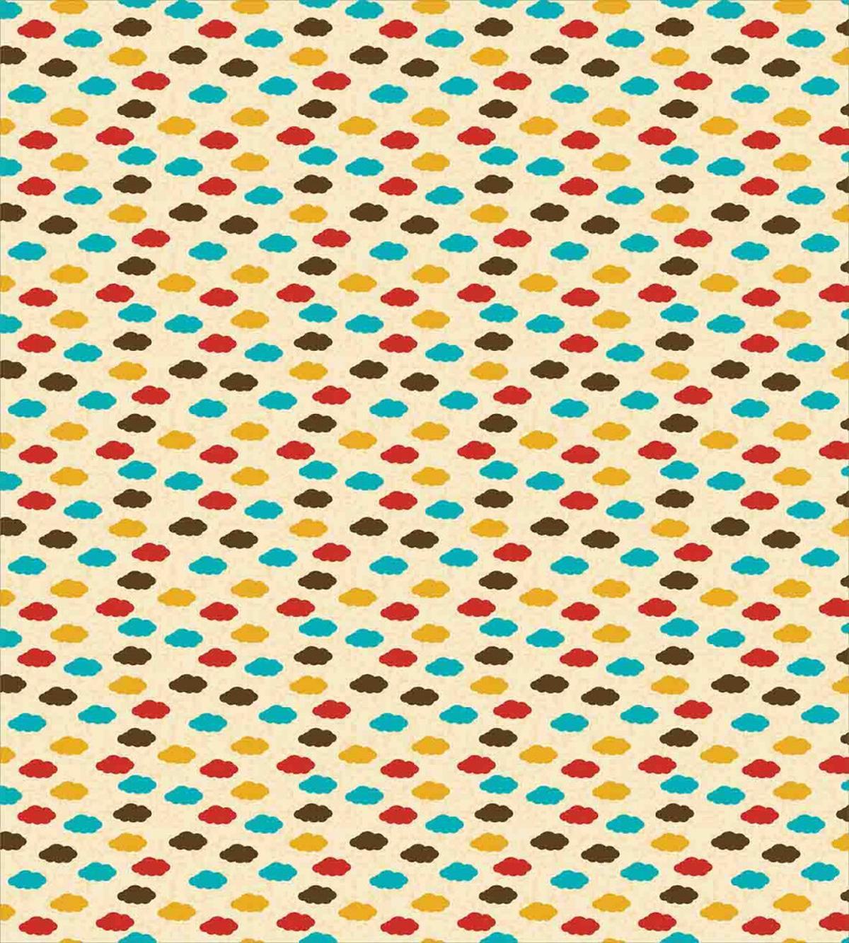 Cumulus in Rainbow Colors — Pattern