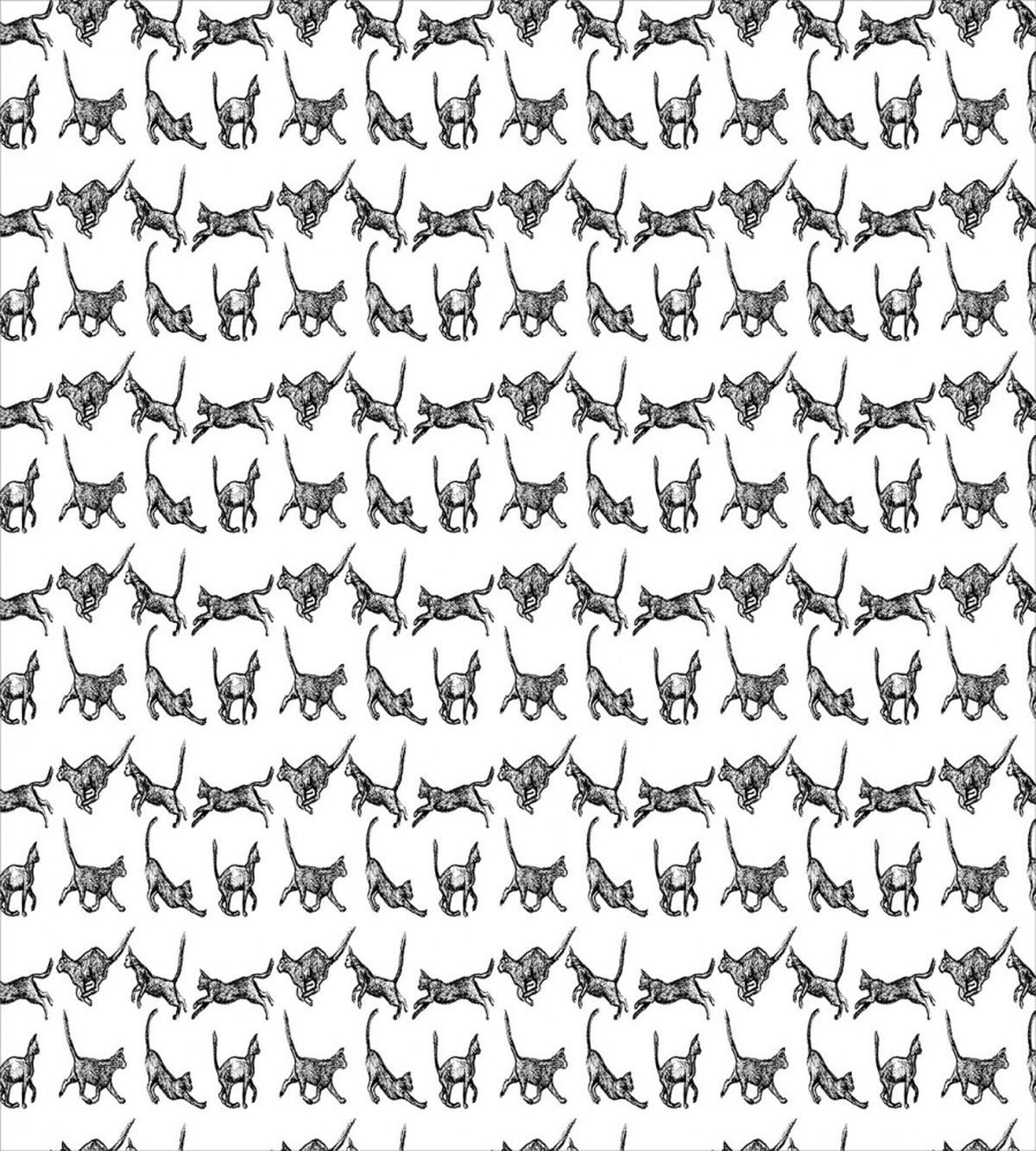 Cat Lover Art Playful Pets — Pattern