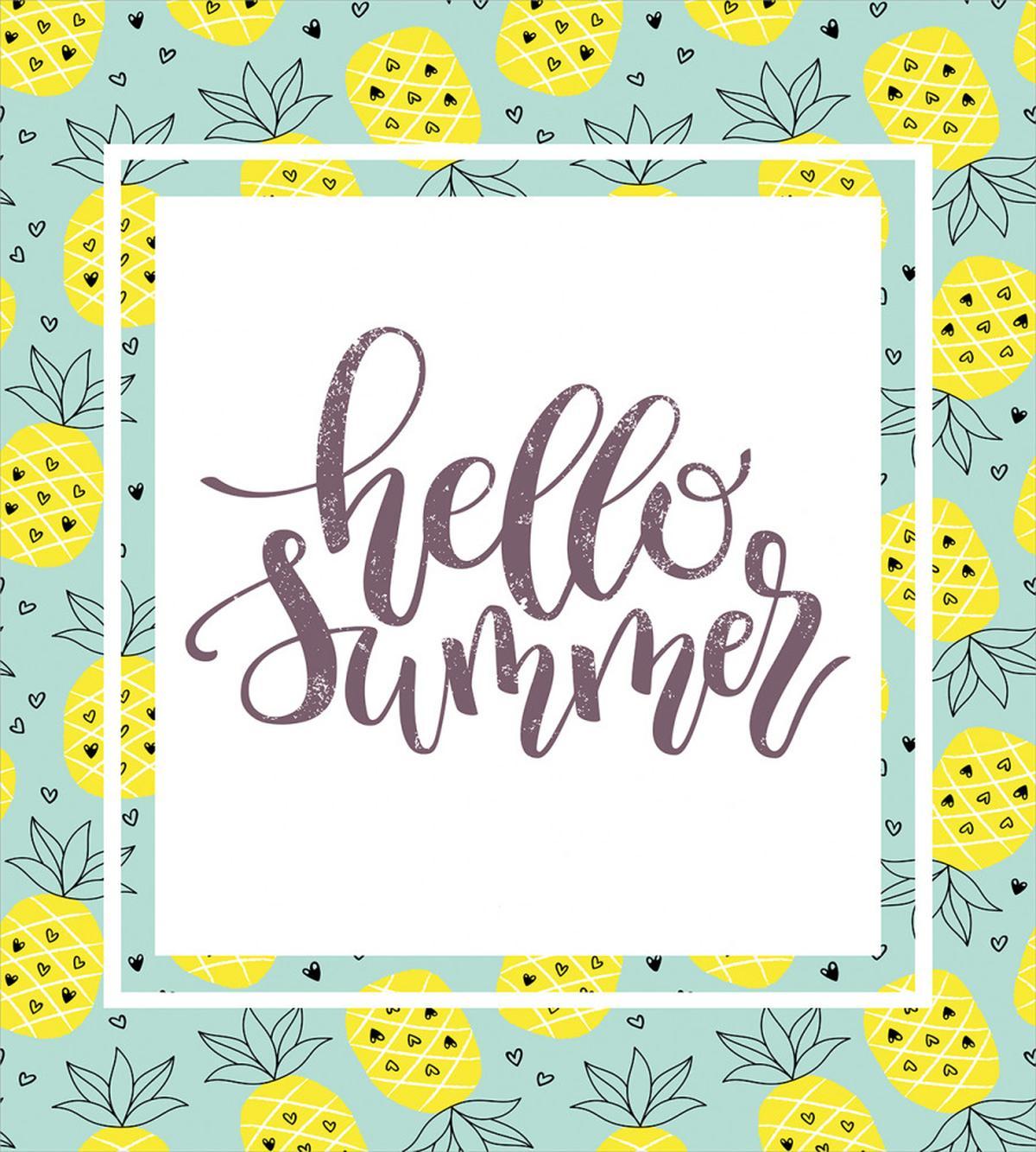 Yellow Pineapples — Pattern