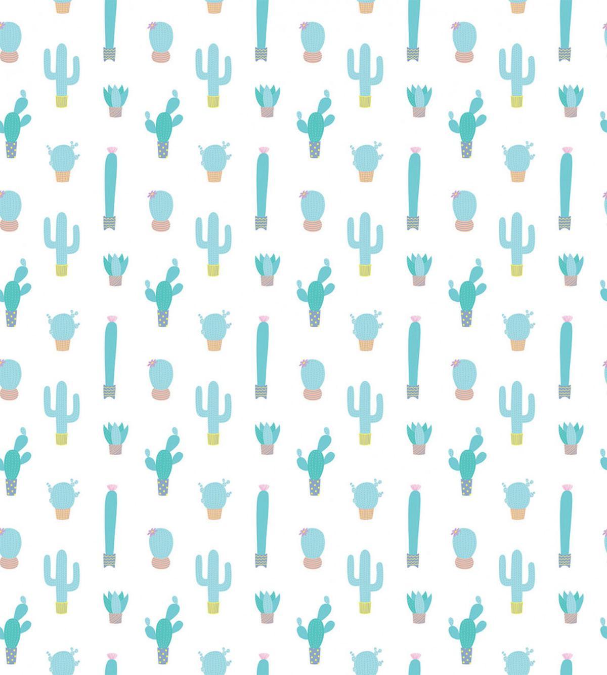 Cactus Life Turquoise Hues — Pattern