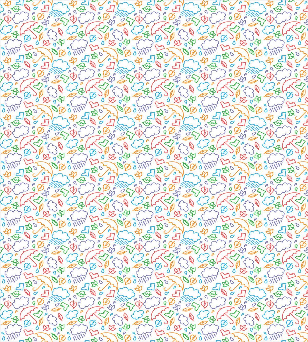 Colorful Kids Doodle — Pattern