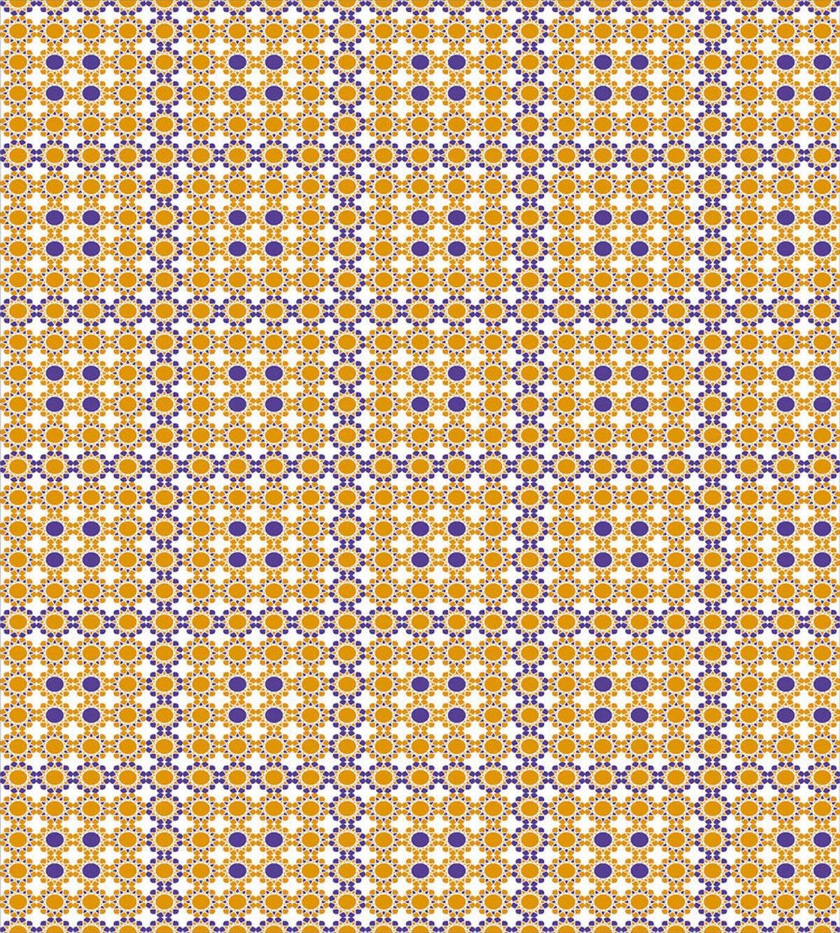 Bicolour Flower Motif — Pattern