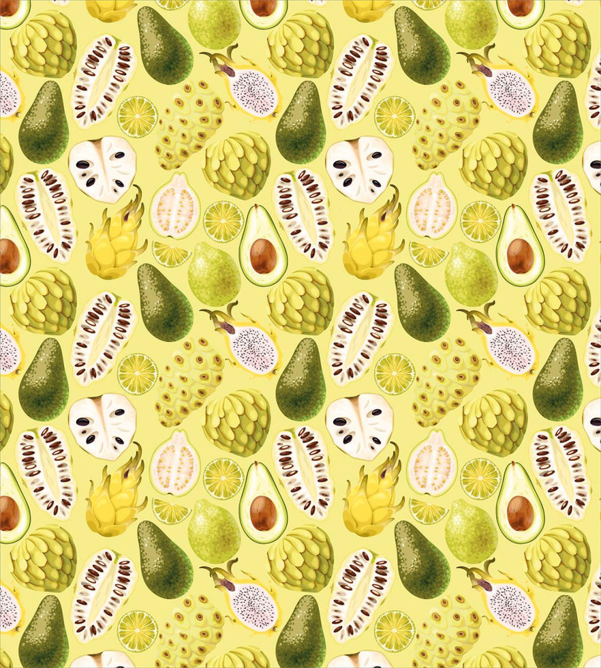 Avocados Dragon Fruit Guava — Pattern