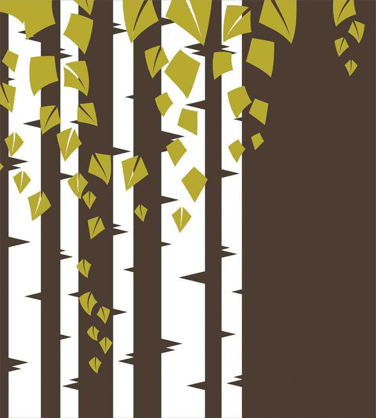 Silhouette of Tree — Pattern