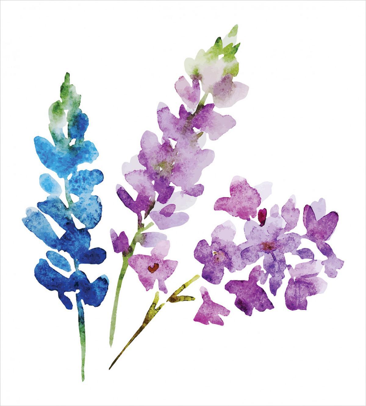 Watercolor Bouquet Art — Pattern