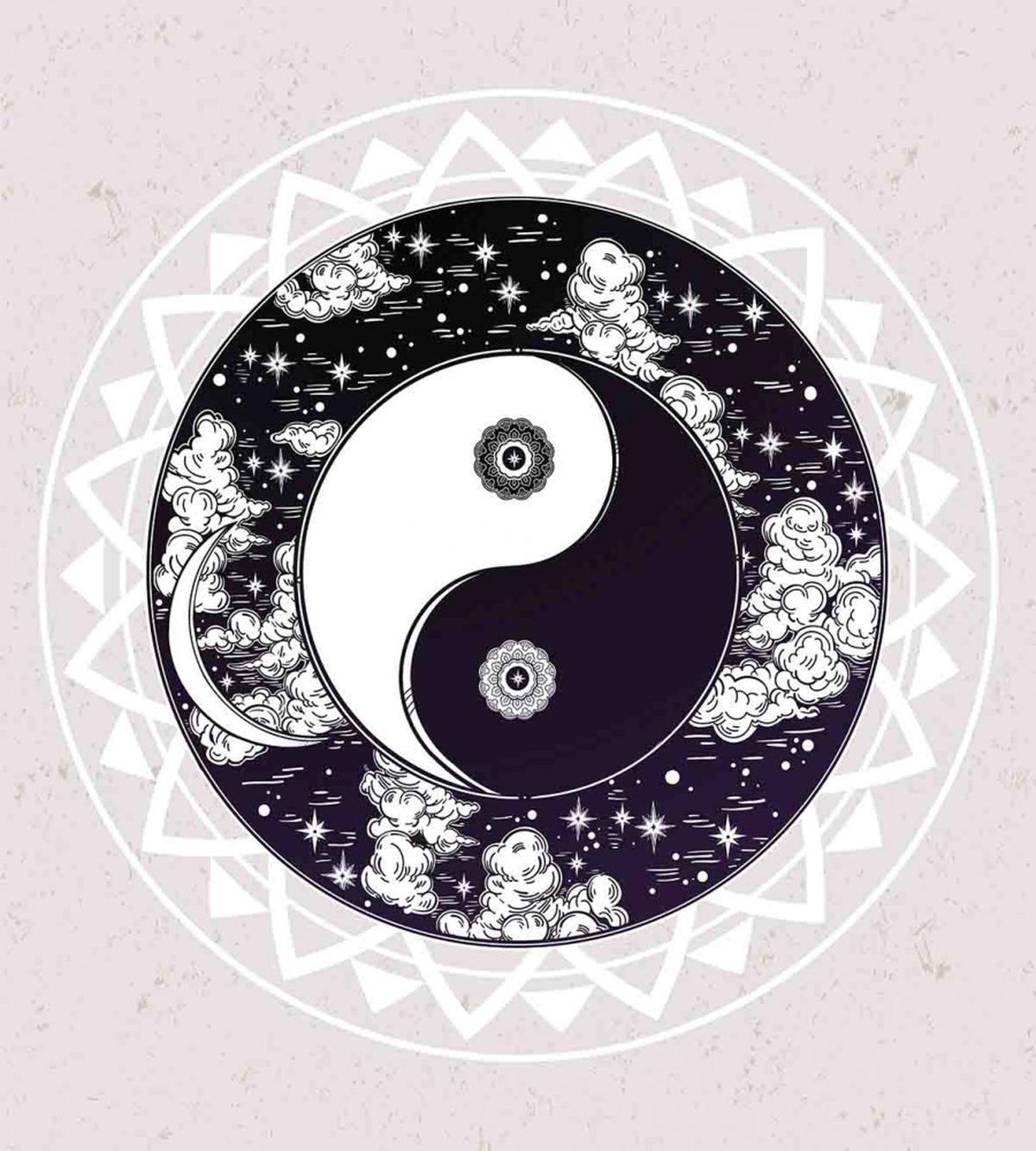 Ying Yang Boho Art — Pattern
