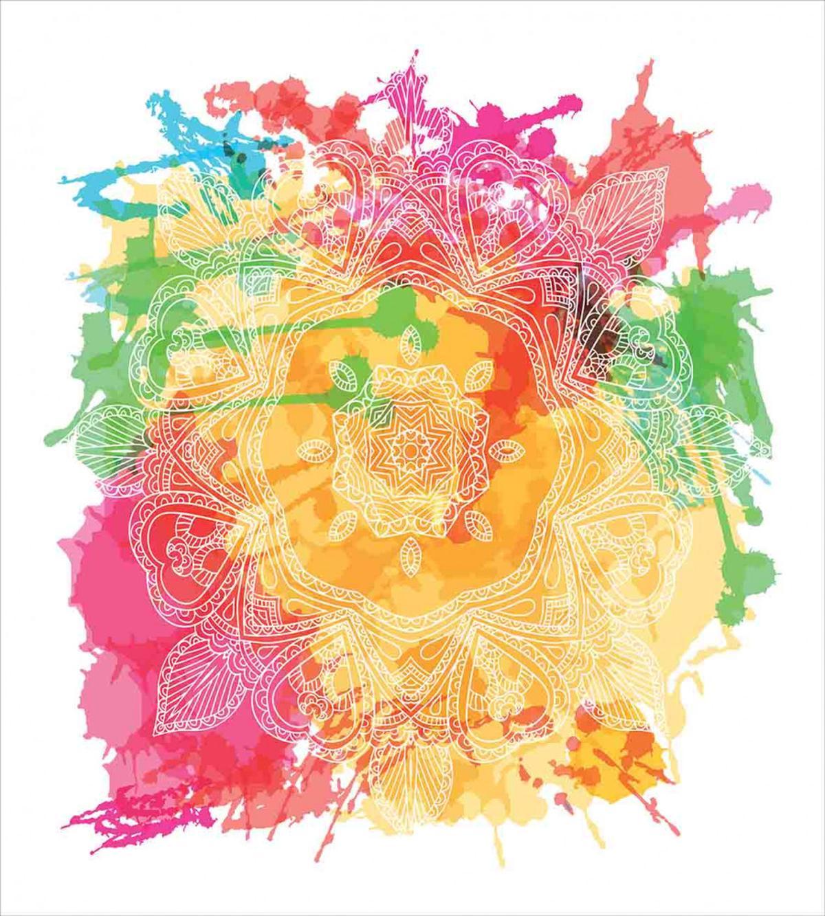 Outline Flower — Pattern