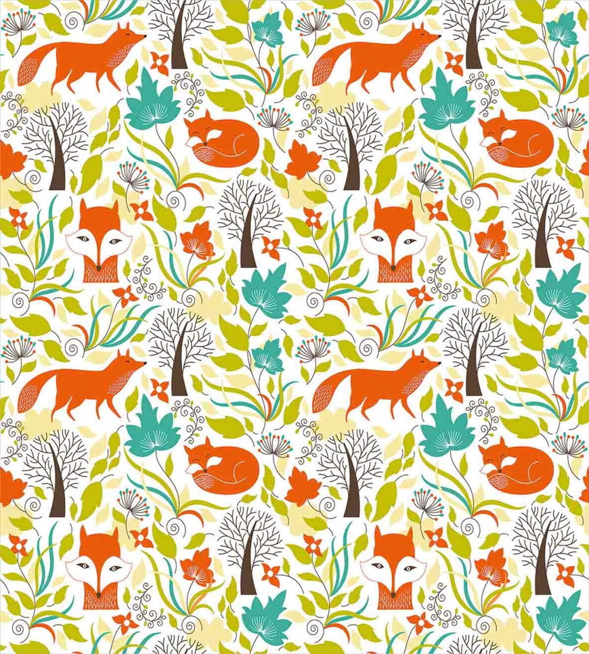 Wild Fox Wolf Flower — Pattern