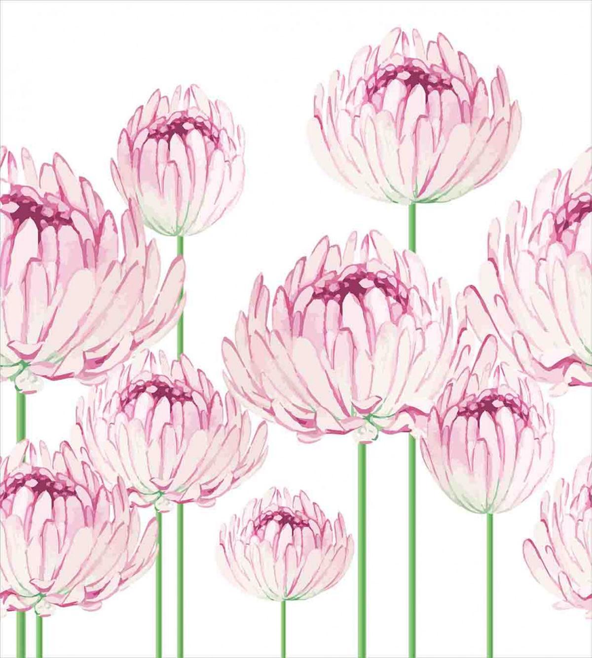 Tender Peony Flowers — Pattern