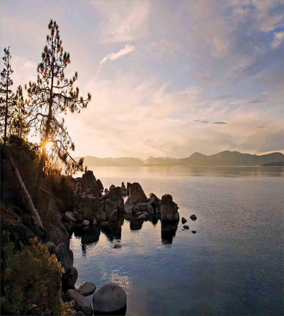 Lake Tahoe at Sunset — Pattern