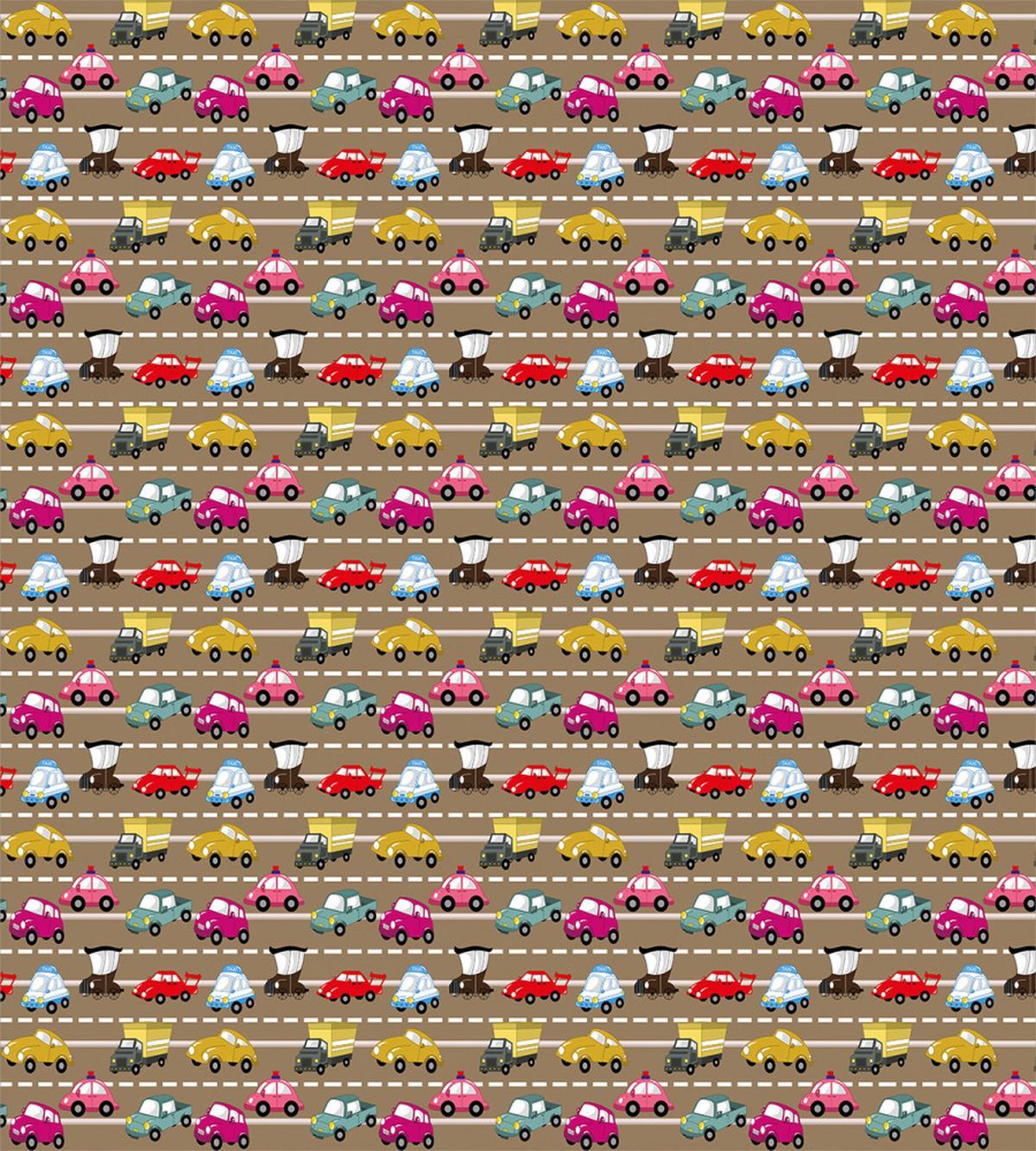 Retro Vehicles on Highway — Pattern