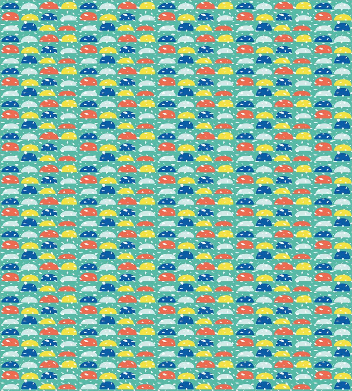 Vivid Funny Cartoon Motif — Pattern